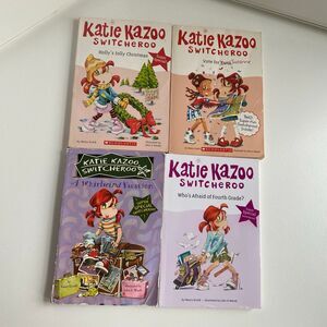Katie Kazoo Switcheroo 4 book set paperback Scholastic Kids Fiction‎ Girls